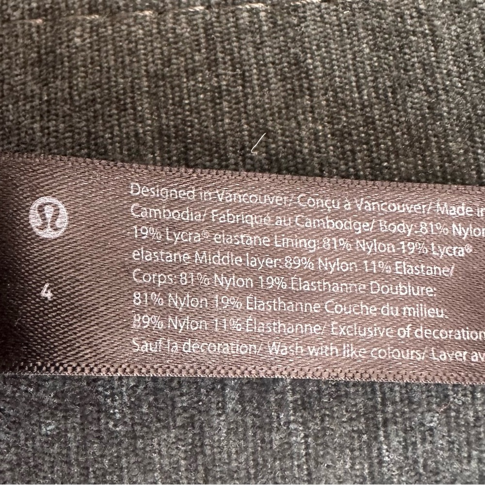 Lululemon Energy Bra Tie-Dye Blue Gray Size 4 - Picture 6 of 6